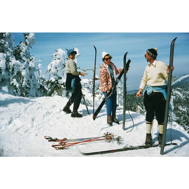 Sugarbush Skiing 1960 Skiing at Sugarbush, a mountain resort in Vermont, April 1960. Slim Aarons Slim Aarons was one of...