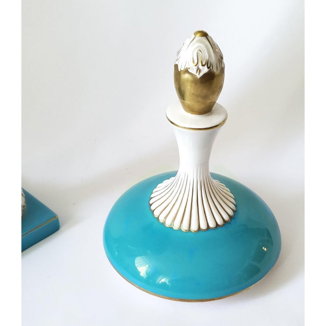 Large Urn Vase Capodimonte For Sale - Image 10 of 12