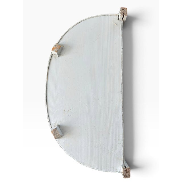 Vintage Mid-Century Modern Painted Wood Perforated Hamper With Hinged Lid For Sale - Image 10 of 10