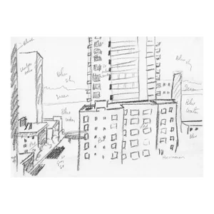 1980s Robert Herrmann Belltown Seattle Cityscape