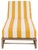 Callan Chaise Lounge, Heather Tan/Yellow Stripe For Sale - Image 10 of 12