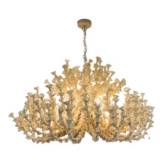 Palacek Seychelles Coco Chandelier in Cream For Sale