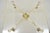 Traditional Vintage LFS LTD English Sheffield Brass Tone Metal Expandable Footed Trivet For Sale - Image 3 of 10