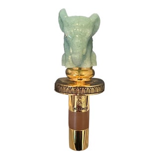 Faberge Vintage Elephant Adjustable Wine Stopper. Made in Germany. Signed For Sale
