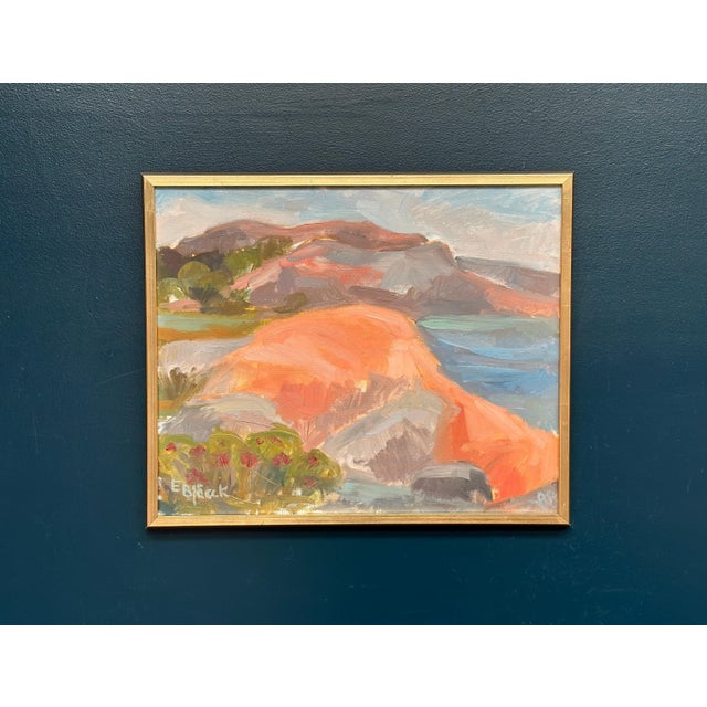 E. Björck, Serene Landscape, 1988, Oil Painting on Canvas, Framed For Sale - Image 7 of 15
