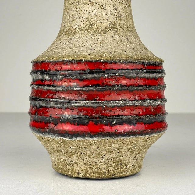 Vintage Italian Ceramic Vase, 1970s For Sale - Image 6 of 11