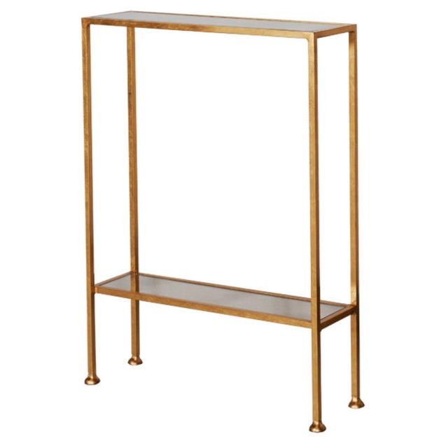 New special order item. Not vintage. Fusing functionality with elegance, the Porter Side Table by Worlds Away features two...