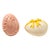 Mid 20th Century Ceramic Glazed Eggs- Set of 2 For Sale - Image 11 of 11