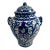 Vintage, Fajalauza, Spanish, Ceramic Covered Jar, Granada For Sale