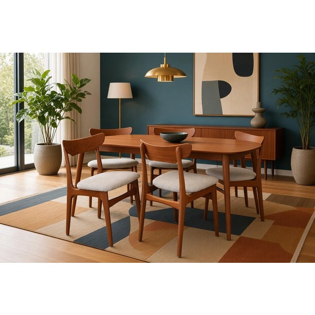 Danish Teak Dining Chairs by Schiønning & Elgaard for Randers Møbelfabrik, 1960s, Set of 6 For Sale - Image 6 of 12