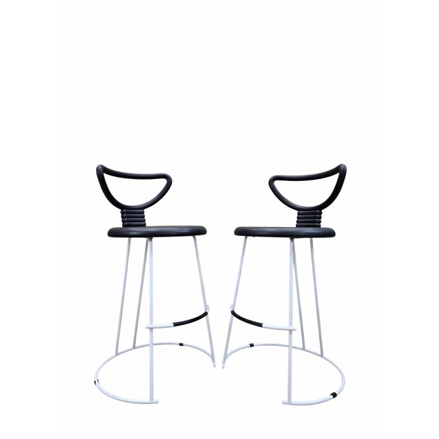 MCM Nardis Stool by Nobu by Fasem - Pair For Sale In Chicago - Image 6 of 10