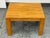 Brown Modernist Butcher-Block Oak Side Table, Vintage For Sale - Image 8 of 12