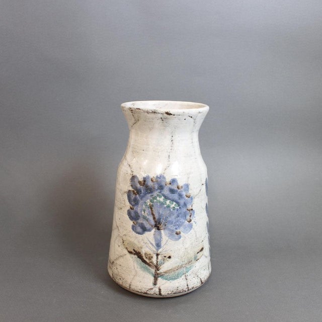 Vintage French Ceramic Vase by Gustave Reynaud for Le Mûrier, 1960s For Sale - Image 4 of 16