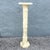 Italian Vintage Italian Hand Carved Alabaster Pedestal For Sale - Image 3 of 10