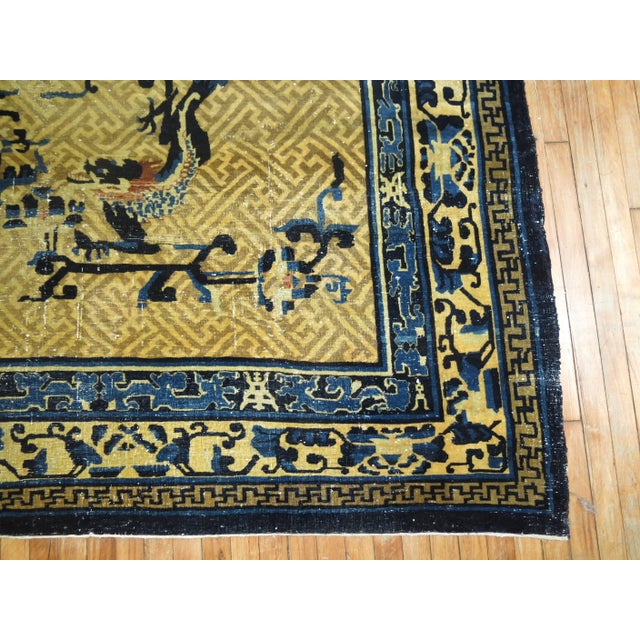Early 21st Century Oversize Chinese Shabby Chic Peking Rug - 13'3" x 17'9" For Sale - Image 4 of 6