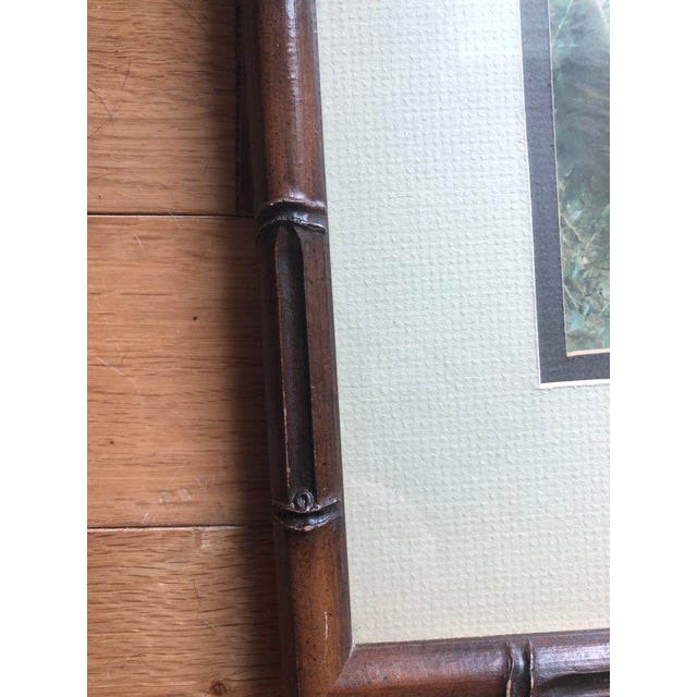 Tan 1970s Vintage Framed Lion Safari Print For Sale - Image 8 of 8