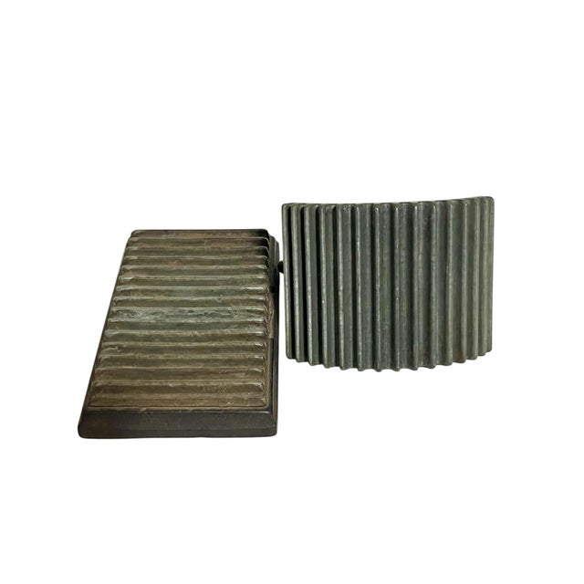 Mid 19th Century Antique 1866 Geneva Hand Fluter For Sale - Image 5 of 6