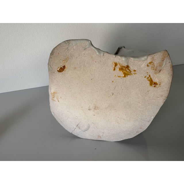 1980s Vintage Handmade Sculptural Abstract Landscape Art Pottery For Sale - Image 11 of 11