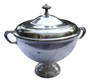 Lidded Tureen in 700 Silver from Metallwarenfabrik Hutschenreuter, 1920s