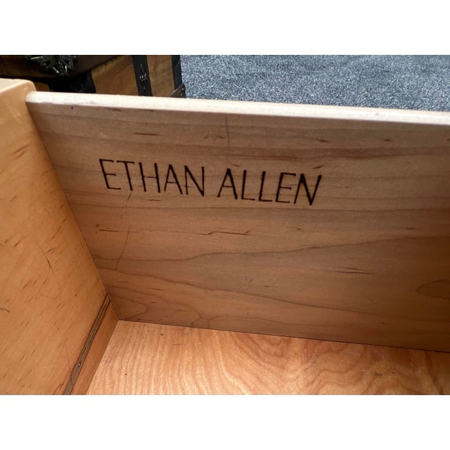 Ethan Allen Country French 4 Drawer Coffee Table For Sale - Image 10 of 10