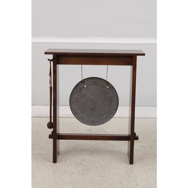 Stickley Stickley Mission Oak Arts & Crafts Gong For Sale - Image 4 of 18
