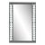 Fleur Home Audubon Spruce Rectangle Mirror in Gunmetal, 30x40 For Sale