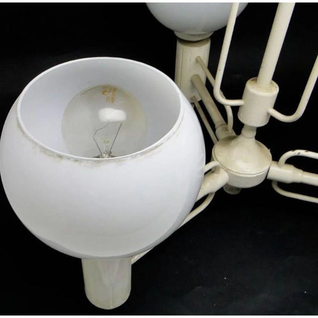 1970s Art Deco Style Chandelier, Poland, 1970s For Sale - Image 5 of 7