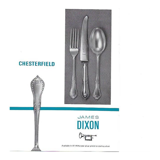 New 1980s Silver 26 Pieces Fish Set Chesterfield. For Sale