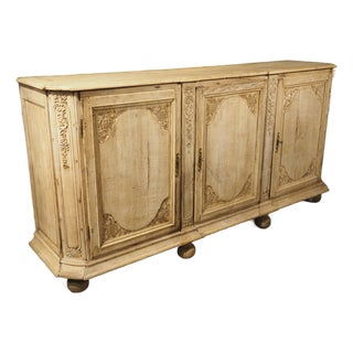 19th Century Bleached Regence Style 3-Door Enfilade From France, Circa 1850 For Sale