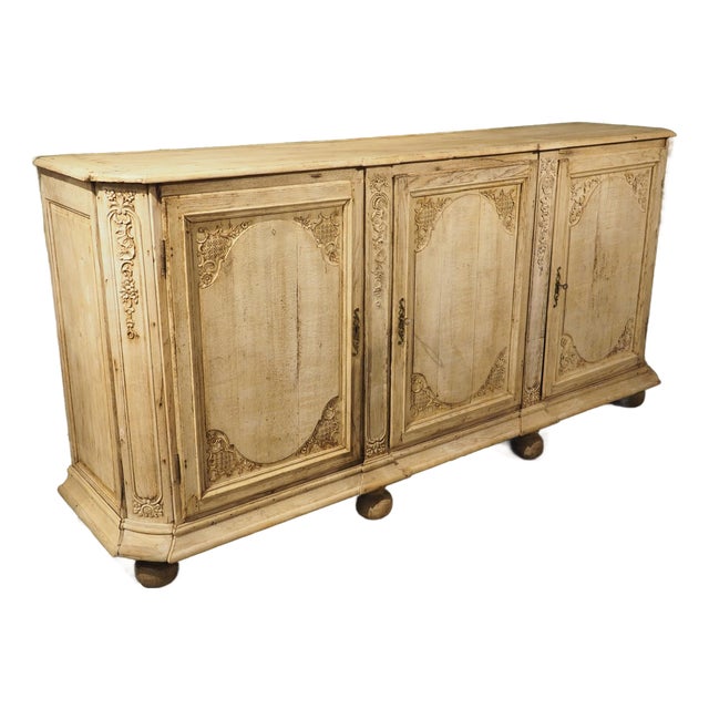 19th Century Bleached Regence Style 3-Door Enfilade From France, Circa 1850 For Sale