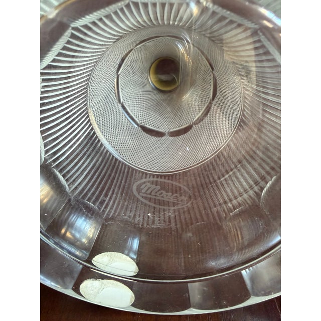 Transparent Late 20th Century Moser Splendid Large Decanter With Stopper. For Sale - Image 8 of 12