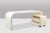 Desk and Cardboard Box in White Lacquered Plywood, 1970s, Set of 2 For Sale - Image 3 of 5