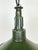 Mid-Century Modern Industrial Green Enamel Military Pendant Lamp with Cast Aluminium Top, 1960s For Sale - Image 3 of 17