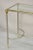1970s Maison Jansen Style Steel and Brass Neoclassical Directoire Console Sofa Table For Sale - Image 4 of 11