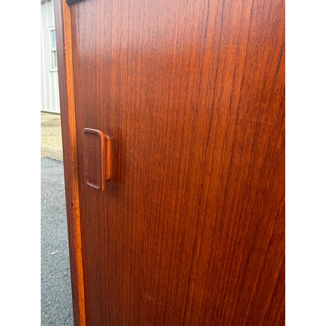1970s 1970s Nils Jonsson Original MCM Danish Modern Teak Credenza For Sale - Image 5 of 11