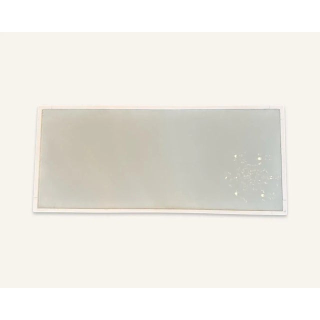 Hollywood Regency 1940s Dorothy Draper Style Coffee Table With Glass Top For Sale - Image 3 of 8