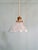 Holophane Art Deco Pendant Light in Transparent Grooved Glass from Holophane, 1920s For Sale - Image 4 of 12