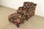 Contemporary Smith Brothers of Berne Contemporary Lounge Chair and Ottoman in Paisley Upholstery For Sale - Image 3 of 16
