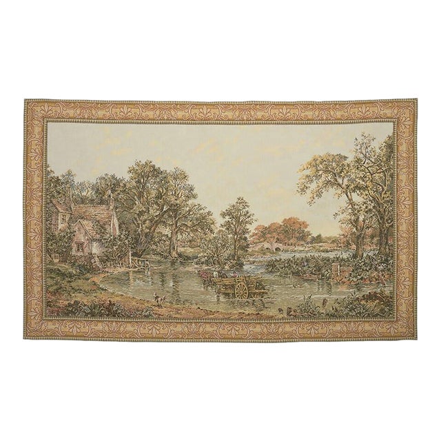 The Haywain Loom Woven Tapestry - 88 X 144 Cm (2'11" X 4'9") - Requires Rod Size 4 For Sale