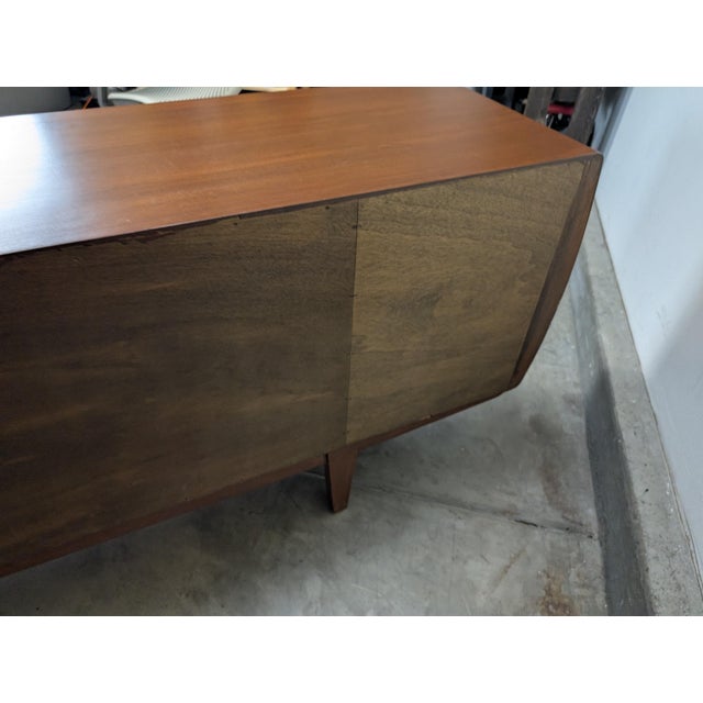 Vintage Mid Century Modern Teak Sideboard / Buffet Designed by Johannes Andersen, Attributed For Sale - Image 16 of 17