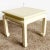 Chinese Vintage Chinese Cream Lacquered Hand Painted Side Table For Sale - Image 3 of 11