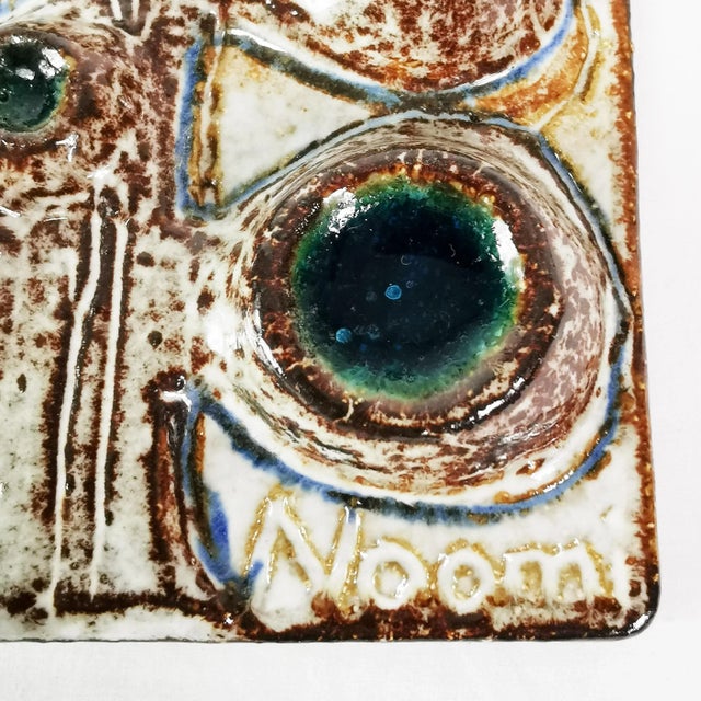 Mid-Century Modern Ceramic Wall Relief by Noomi Backhausen, Denmark, 1970s For Sale - Image 3 of 9