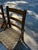 Mid-Century Modern 1970s Collection of Short Wooden Ladder Back Chairs- Set of 3 For Sale - Image 3 of 11
