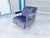Textile 1980s Velvet and Lucite Lounge Chairs For Sale - Image 7 of 14