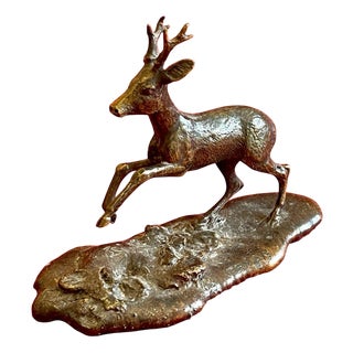 Vienna Bronze of Deer For Sale