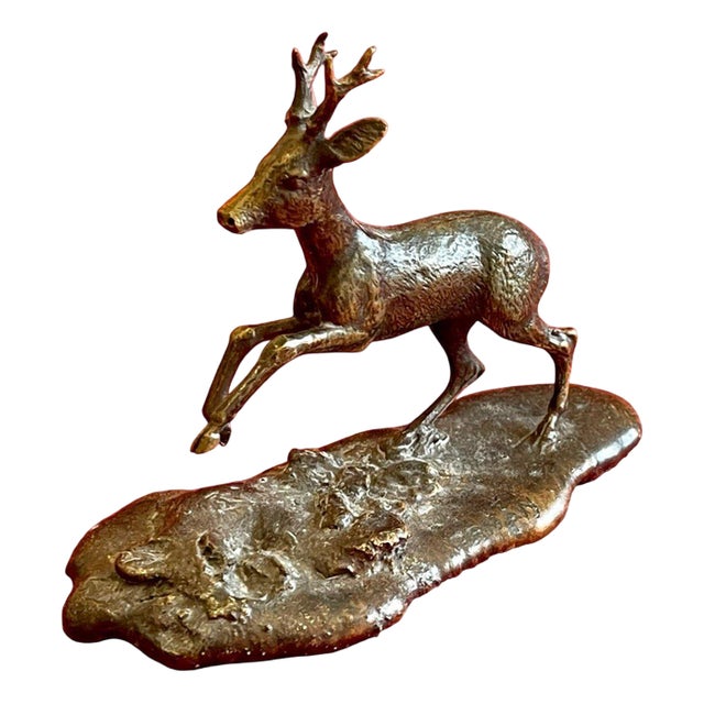 Vienna Bronze of Deer For Sale