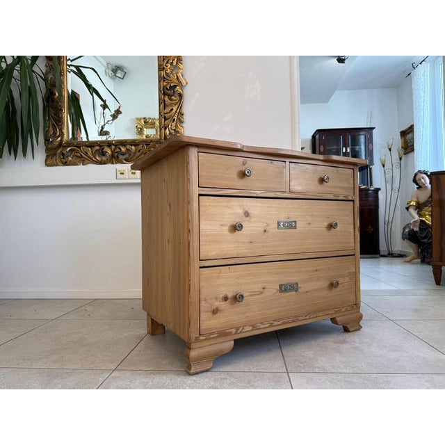 Art Nouveau Chest of Drawers in Wood, 1890s For Sale - Image 3 of 10