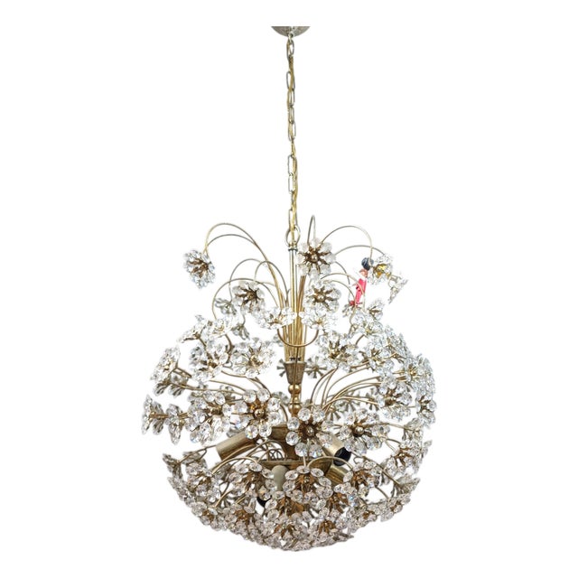 Large Snowball Sputnik Chandelier by Palwa, 1950s For Sale