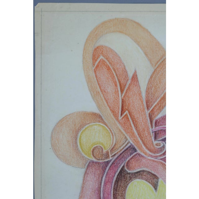 Fritz Klee, Abstract Composition, Germany, 1955, Drawing For Sale - Image 4 of 17