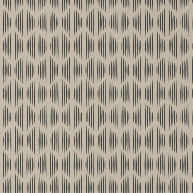 Schumacher X David Oliver Ovington Wallpaper in Stone For Sale